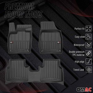 Volkswagen ID.4 Floor Mat - Omac - Proline Premium TPE - Black - 2021-2024